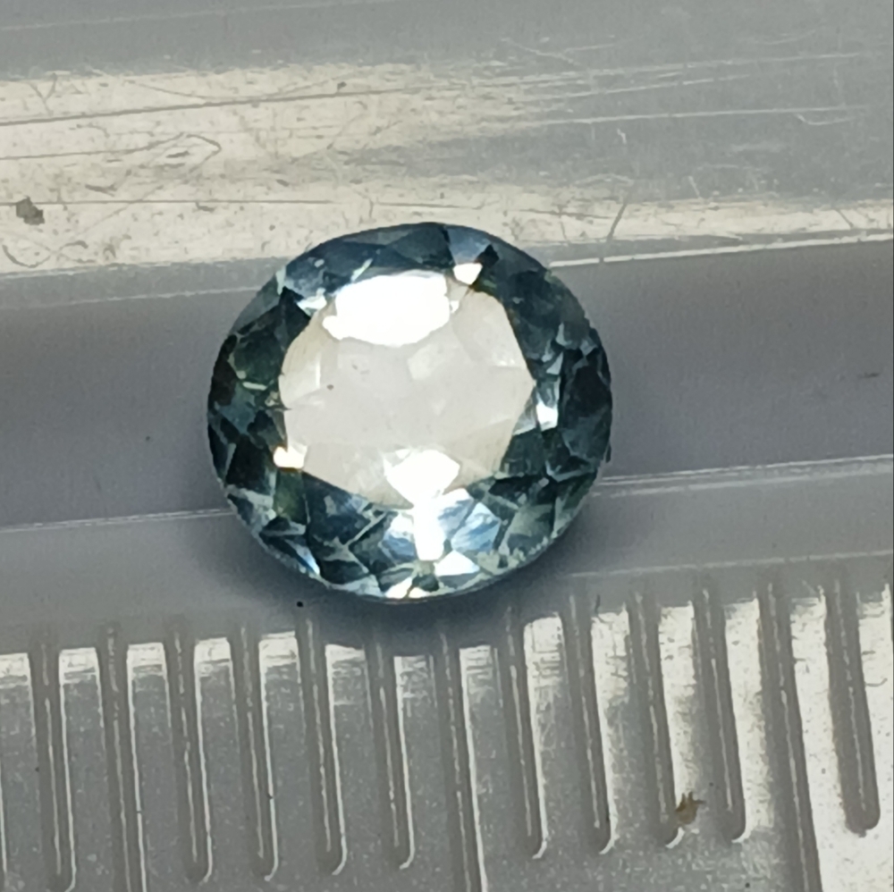 Brilliant Cut Blue Topaz Gemstone 6mm